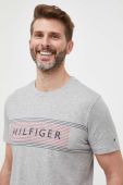 Бавовняна футболка Tommy Hilfiger колір сірий з принтом (3266128)