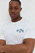 Бавовняна футболка Billabong колір білий з принтом (3099833)