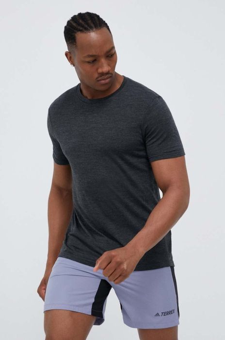 Спортивна футболка Houdini Activist колір сірий меланж (3155660)