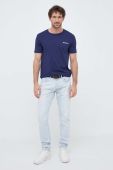 Бавовняна футболка United Colors of Benetton колір синій з принтом (3154707)