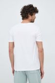 Бавовняна футболка United Colors of Benetton колір білий з принтом (3133984)