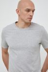 Бавовняна футболка United Colors of Benetton колір сірий меланж (2934053)