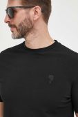 Футболка Karl Lagerfeld чоловічий колір чорний однотонний (3258509)