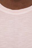 Бавовняна футболка United Colors of Benetton колір рожевий однотонний (3300693)