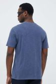 Бавовняна футболка United Colors of Benetton колір синій меланж