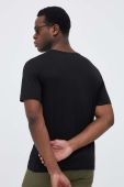 Бавовняна футболка United Colors of Benetton колір чорний однотонний (3300708)