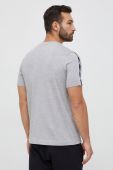 Футболка Reebok чоловічий колір сірий з принтом