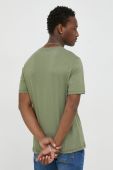 Бавовняна футболка Marc O'Polo колір зелений з принтом (3065604)
