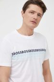 Бавовняна футболка BOSS BOSS GREEN колір білий з принтом (3130424)