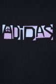 Бавовняна футболка adidas колір чорний візерунок (3186296)