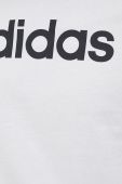 Бавовняна футболка adidas колір білий з принтом (3220488)