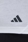 Тренувальна футболка adidas Performance Base колір білий однотонна