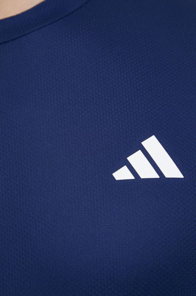 Тренувальна футболка adidas Performance Train Essentials колір синій однотонна фото 5
