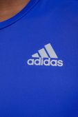 Бігова футболка adidas Performance Own The Run з принтом колір блакитний