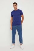 Бавовняна футболка Joop! колір синій однотонний (3517945)