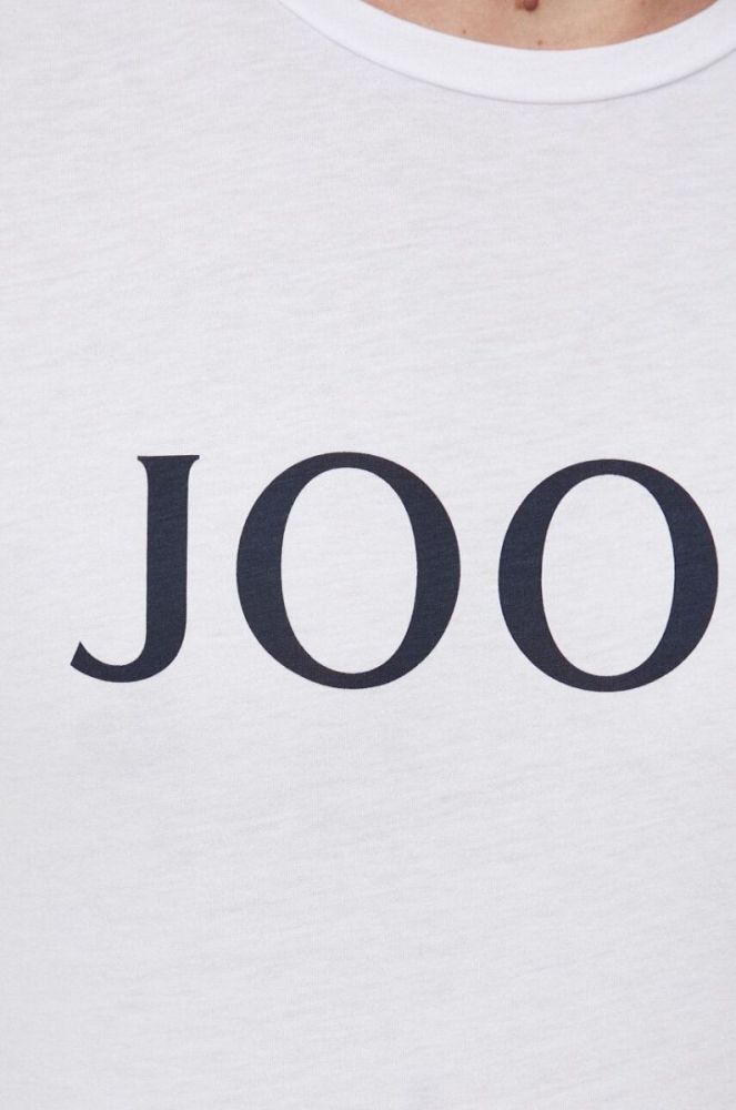 Бавовняна футболка Joop! колір білий з принтом (3047397) фото 5