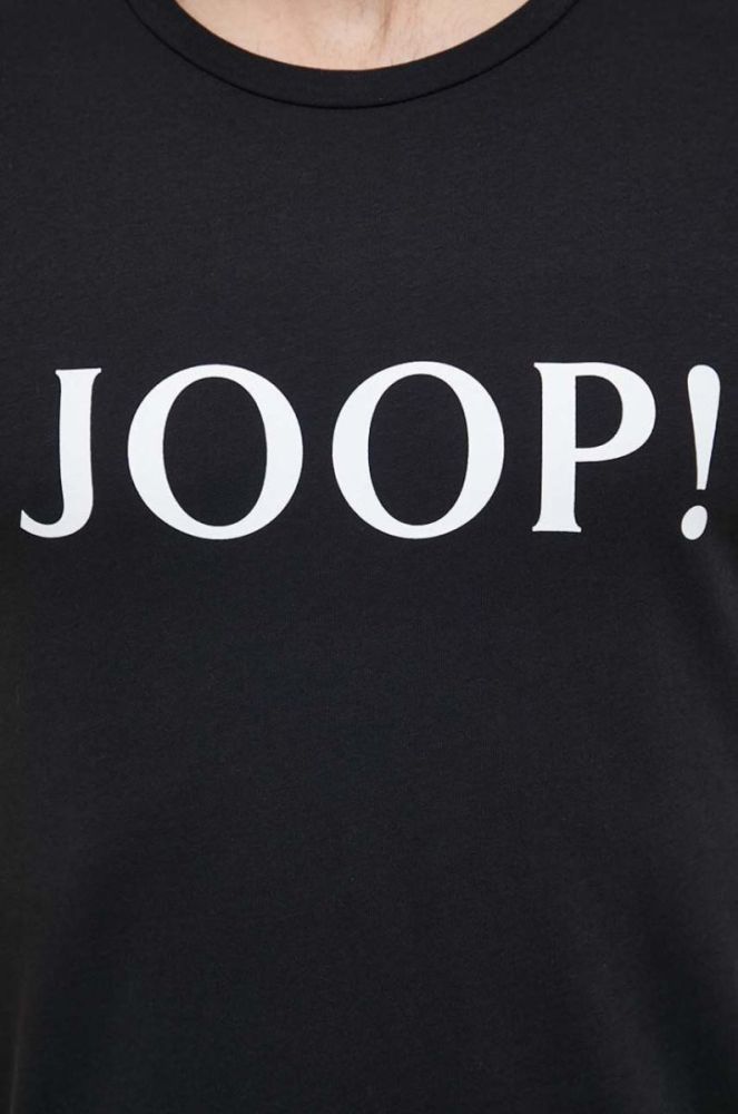 Бавовняна футболка Joop! колір чорний з принтом (3047395) фото 6