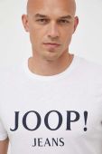 Бавовняна футболка Joop! колір білий з принтом (3345517)