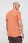 Бавовняна футболка Joop! колір помаранчевий з принтом