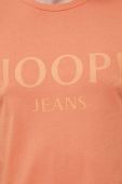 Бавовняна футболка Joop! колір помаранчевий з принтом