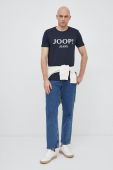 Бавовняна футболка Joop! колір синій з принтом