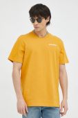 Бавовняна футболка G-Star Raw колір помаранчевий з аплікацією