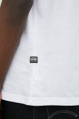 Бавовняна футболка G-Star Raw 2-pack колір білий з принтом Бавовняна футболка G-Star Raw 2-pack колір білий з принтом