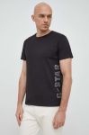 Бавовняна футболка G-Star Raw колір чорний з принтом (2936905)