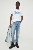 Бавовняна футболка G-Star Raw колір білий з принтом (3065617)