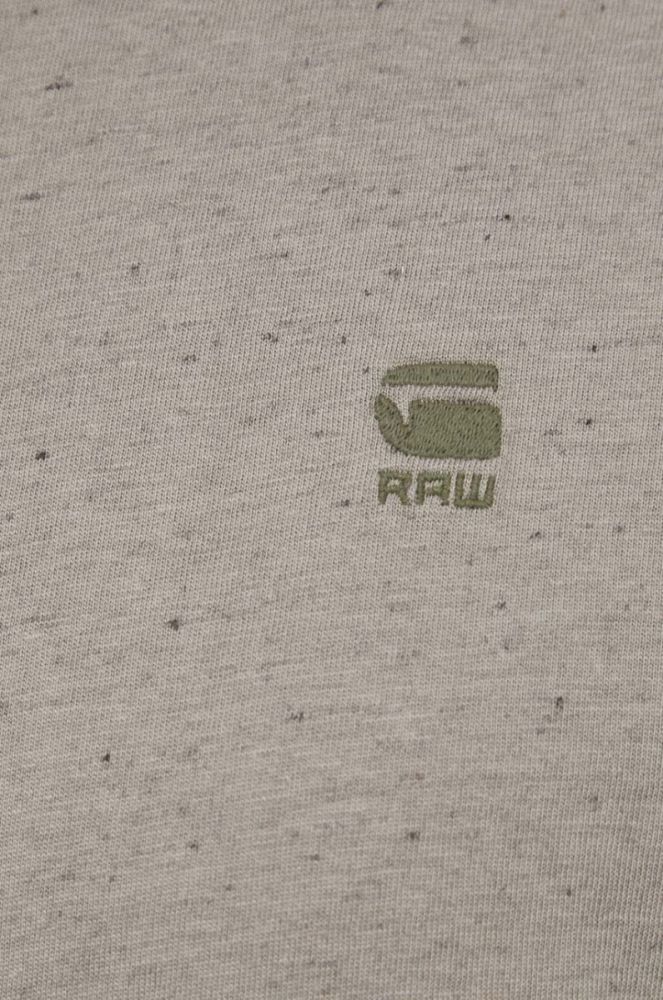 Бавовняна футболка G-Star Raw однотонний колір барвистий (3152187) фото 5