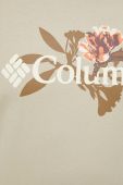Футболка Columbia чоловічий колір бежевий з аплікацією