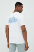 Бавовняна футболка Columbia колір білий візерунок (2962927)