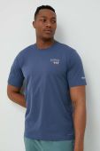 Спортивна футболка Columbia Legend Trail з принтом колір блакитний