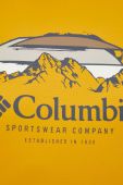Спортивна футболка Columbia Columbia Hike колір помаранчевий з принтом (3485859)