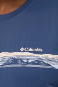 Спортивна футболка Columbia Columbia Hike з принтом колір блакитний (2958646)