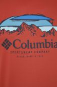 Спортивна футболка Columbia Columbia Hike колір помаранчевий з принтом (3488045)