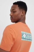 Бавовняна футболка Columbia колір помаранчевий з принтом 1834041.SS23-849
