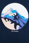 Бавовняна футболка Columbia колір синій з принтом 1934814.SS23-106