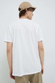 Бавовняна футболка Lee колір білий з принтом (2962947)