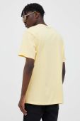 Бавовняна футболка Wrangler колір жовтий з принтом (3253275)