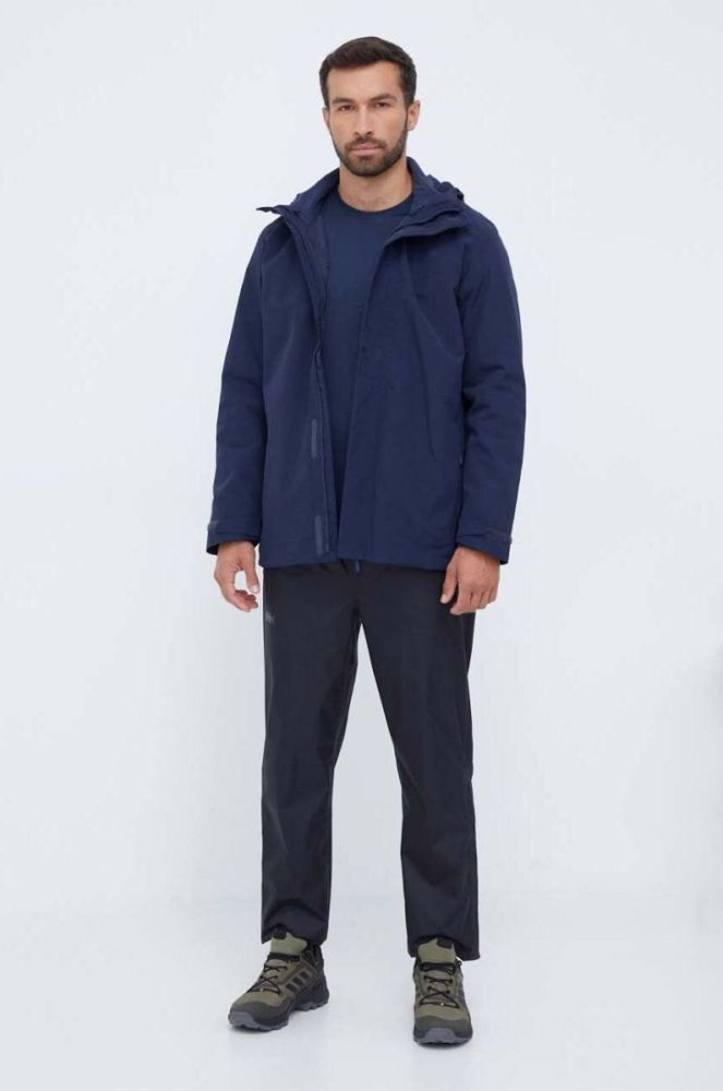 Спортивна футболка Jack Wolfskin Tech колір синій однотонна (3468992) фото 2