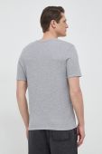 Футболка лаунж BOSS колір сірий з аплікацією