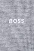 Футболка лаунж BOSS колір сірий з аплікацією
