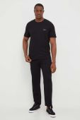 Футболка BOSS чоловічий колір чорний однотонний