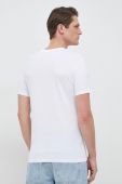 Бавовняна футболка Armani Exchange колір білий з принтом (3047421)