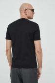 Бавовняна футболка Armani Exchange колір чорний з принтом (2967251)