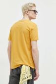 Бавовняна футболка Quiksilver колір жовтий з принтом (3024010)