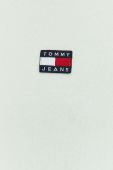 Бавовняна футболка Tommy Jeans колір зелений з аплікацією (3079368)