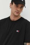 Бавовняна футболка Tommy Jeans колір чорний з аплікацією (3079363)