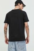 Бавовняна футболка Tommy Jeans колір чорний з аплікацією (3079363)